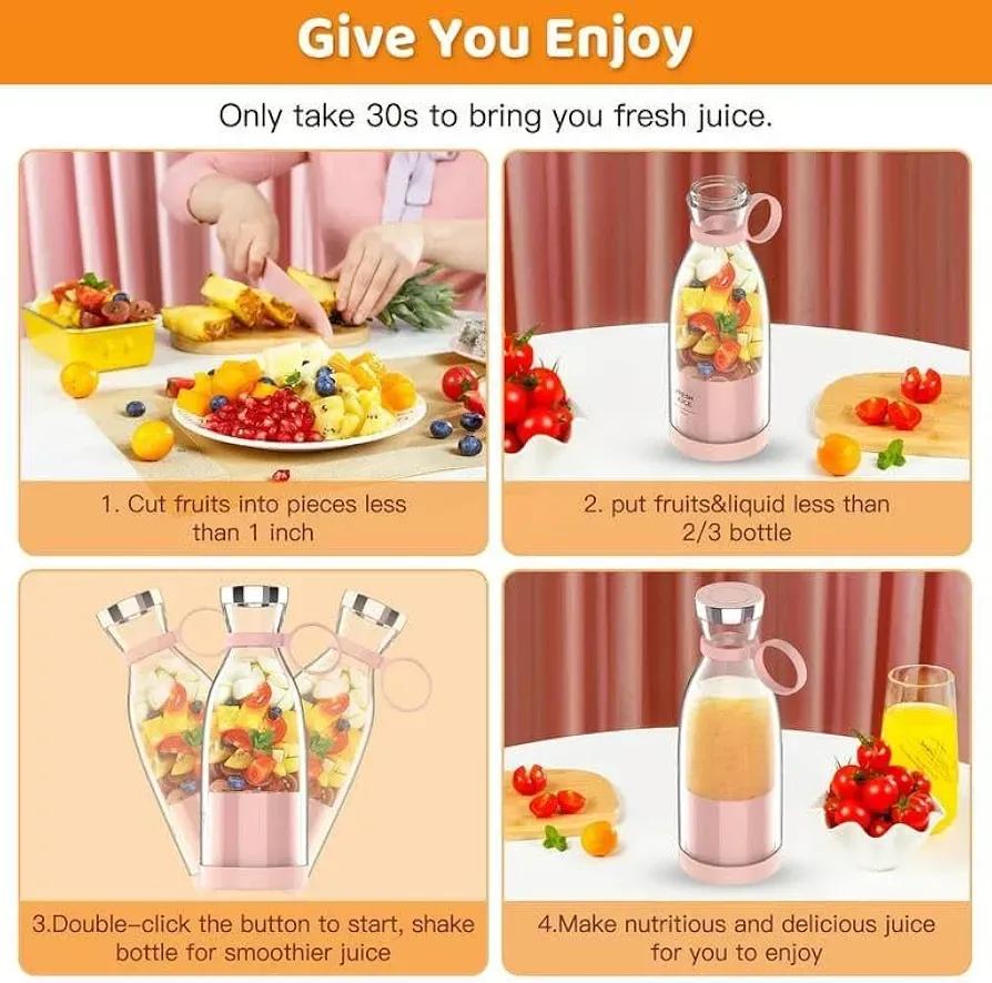 Mini Electric Juicer Blender