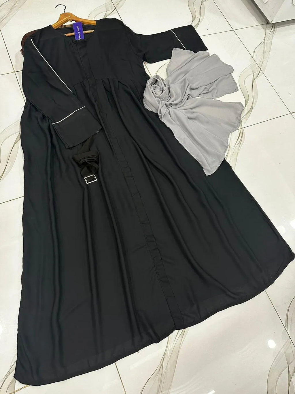 Georgette Plain Classic Abaya