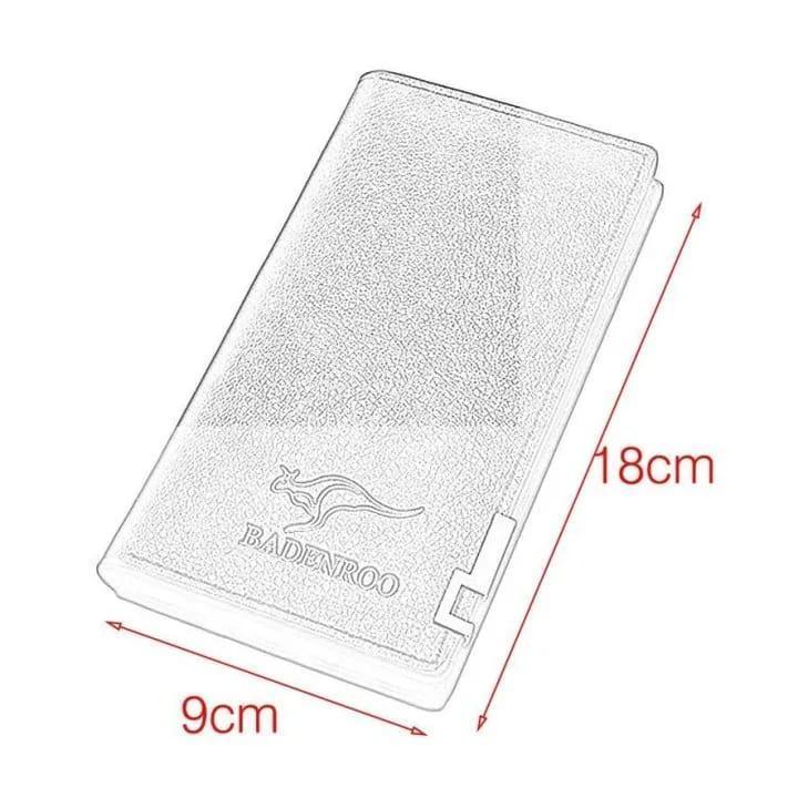 Men's Leather Bi-Fold Wallet - Stylish & Pocket Friendly, 1 Pc