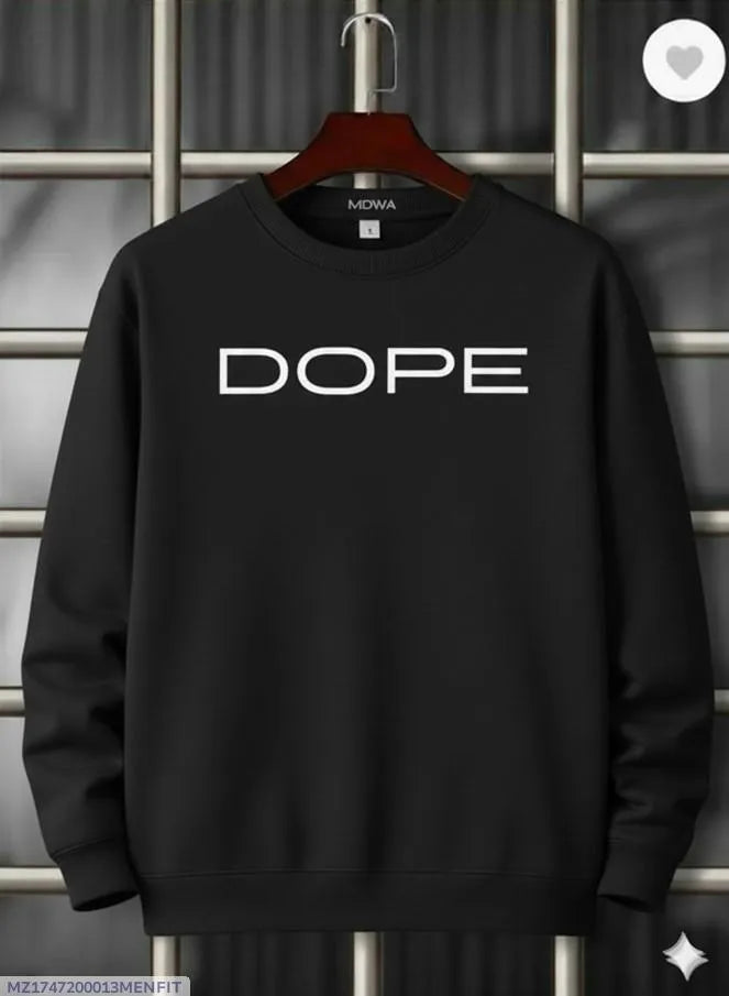 1 Pc Men's Cotton Printed Sweatshirt