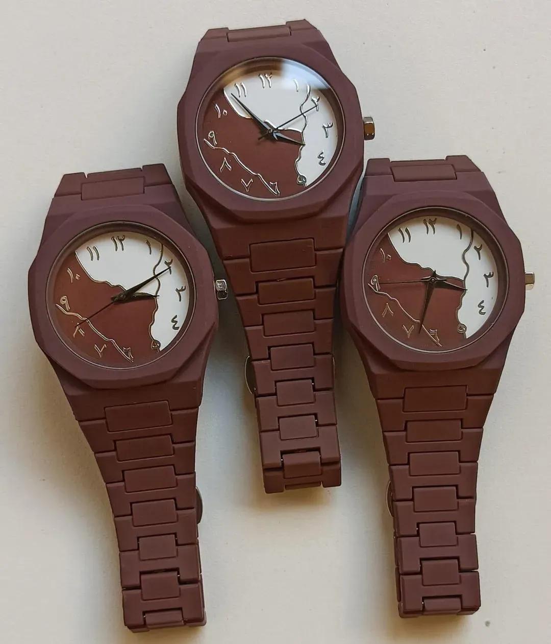 Stylish Arabic Aura Watch for Boys Featuring Durable Fiber Chain