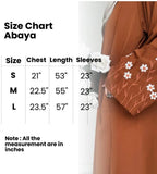 Georgette Embroidered Classic Abaya