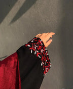 Georgette Embroidered Classic Full Abaya