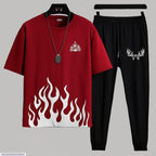 *Product Name*: 2 Pcs Men's Micro Plain Track Suit