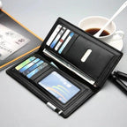 Men's Leather Bi-Fold Wallet - Stylish & Pocket Friendly, 1 Pc
