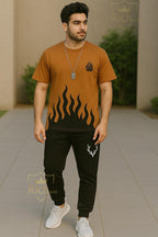 Men's Printed Micro Track Suit - 2 Pcs Comfort Wear