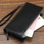 Men's Leather Bi-Fold Wallet - Stylish & Pocket Friendly, 1 Pc