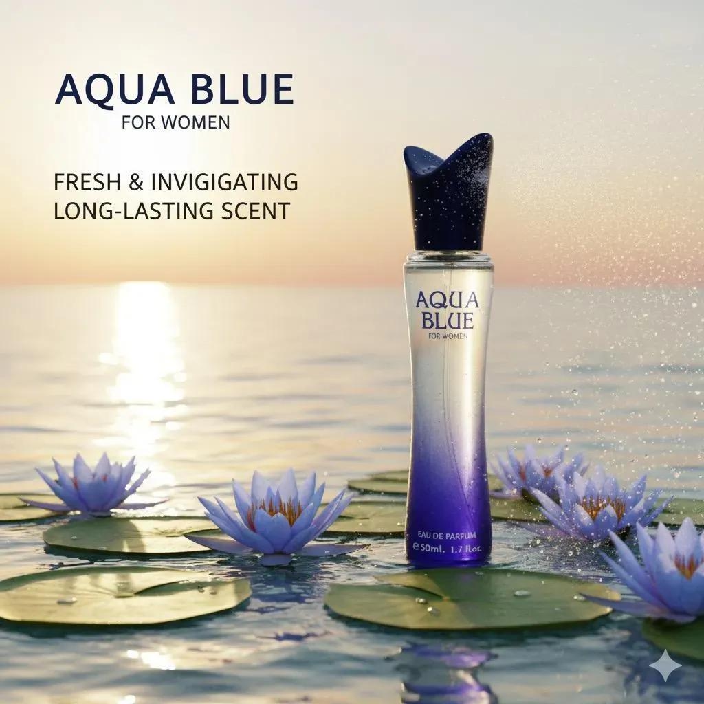 Aqua Blue Eau De Parfum: Freshness Redefined - 50ml