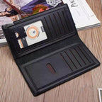 Men's Leather Bi-Fold Wallet - Stylish & Pocket Friendly, 1 Pc