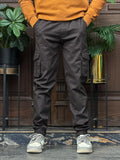 1 Pc Men's Cotton Plain Cargo Pants
