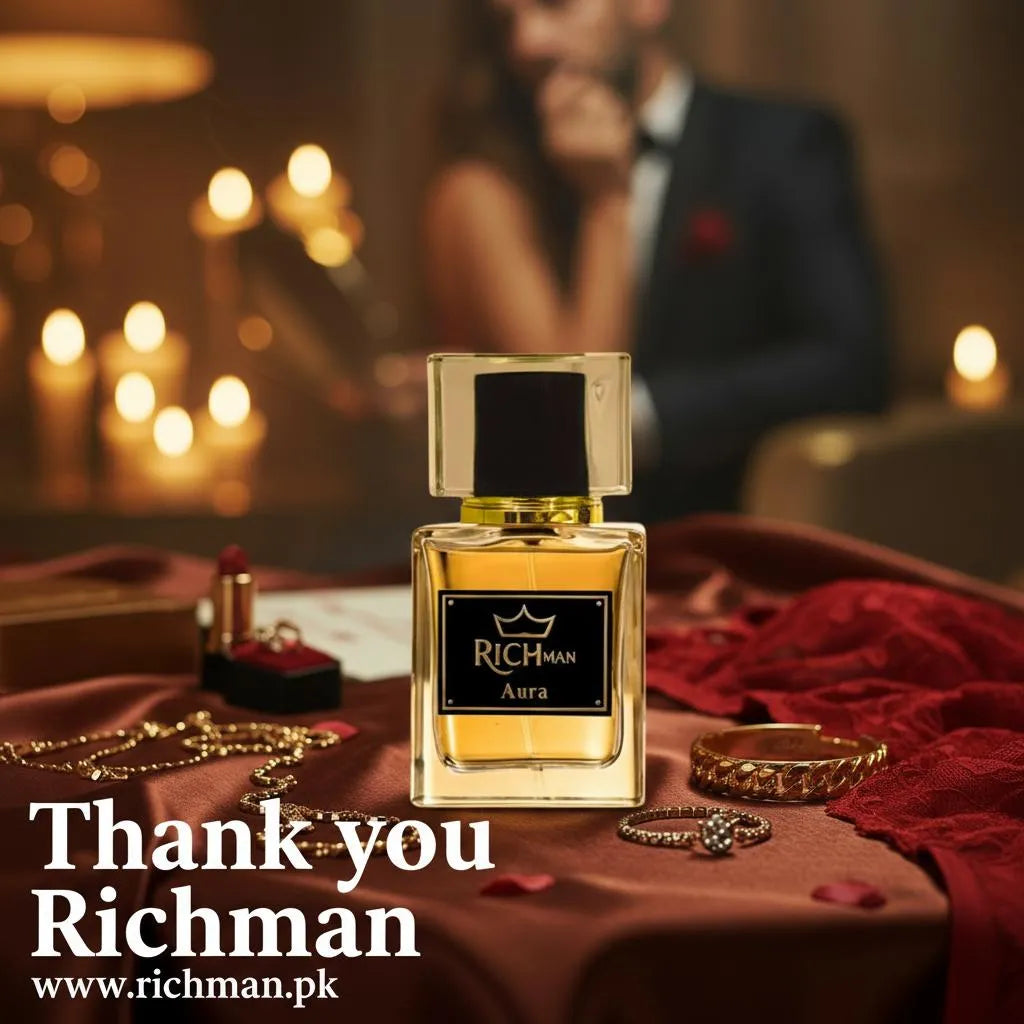 RichMan Aura Perfume for Men, Long Lasting Bold Spicy Scent .