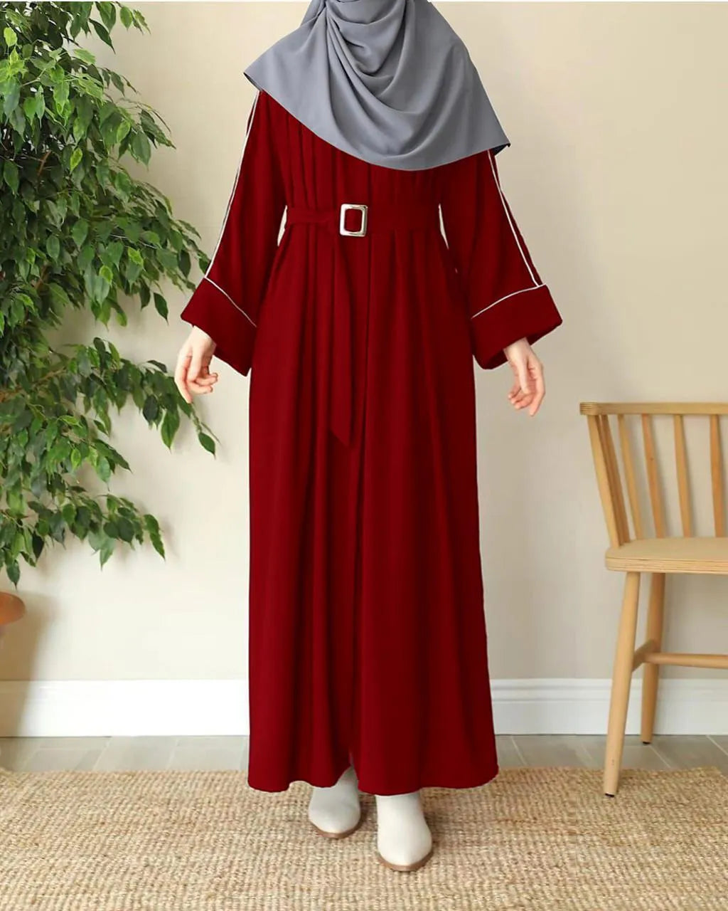 Georgette Plain Classic Abaya