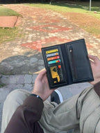 Men's Leather Bi-Fold Wallet - Stylish & Pocket Friendly, 1 Pc