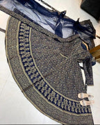 3 Pcs Women's Stitched Katan Silk Screen Printed Maxi