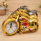 Motorcycle alarm clock shape creative retro home decoration super cool gift