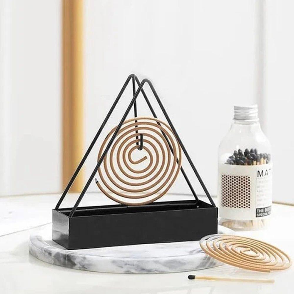 Metal Coil Incense Burner For Mosquitos- Pack Of 2