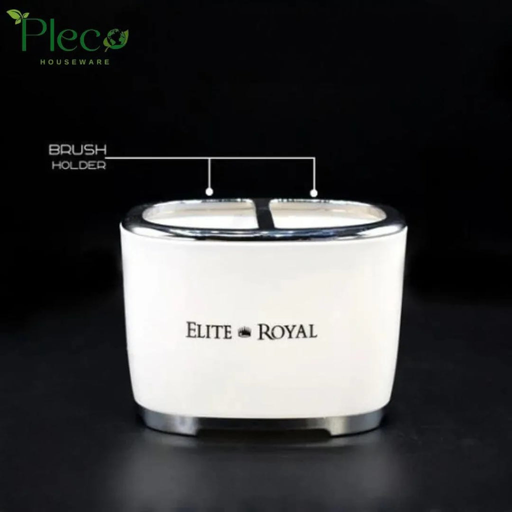 Luxury Royal Bath Set 4-Piece Set – Includes a soap dispenser, brushes holder, soap stand, and more.