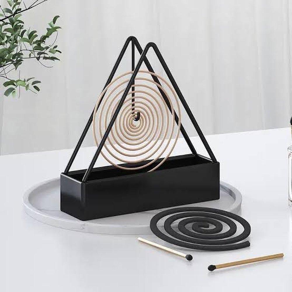 Metal Coil Incense Burner For Mosquitos- Pack Of 2