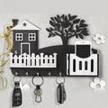 Modern Abstract 1 Pc Key Holder - Multi-Functional Mobile & Remote Organizer