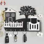 Modern Abstract 1 Pc Key Holder - Multi-Functional Mobile & Remote Organizer